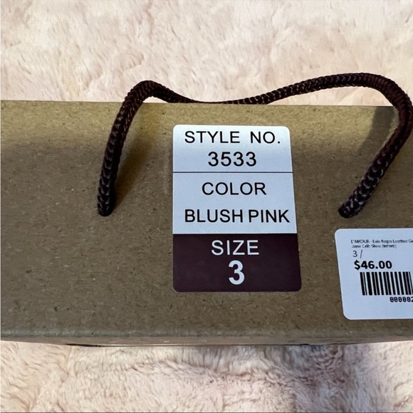 L'Amour Baby Shoes Pink Blush Size 3 - Picture 2 of 4